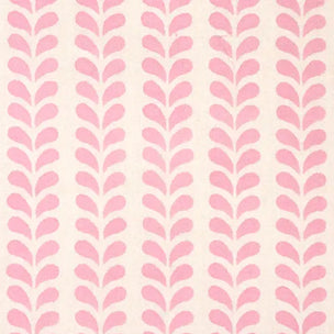 Bindi Block printed Fabric Cotton Pink