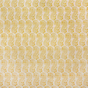 Lani Printed Fabric Linen/Cotton Turmeric