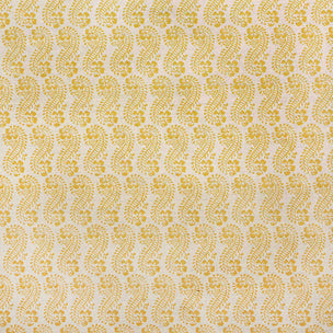 Lani Printed Fabric Linen/Cotton Turmeric