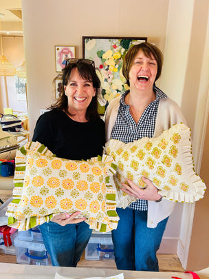 Block Printing Cushion Workshop at Gravetye Manor, West Sussex