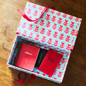 Desk Organiser Box Flower Red Sky
