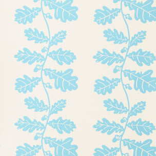 Trailing Acorn Wallpaper Sky Blue Sample