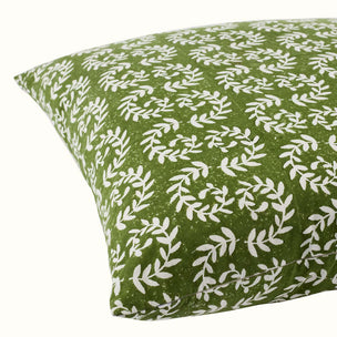 Hand Block Printed Ashdown Cushion Khaki