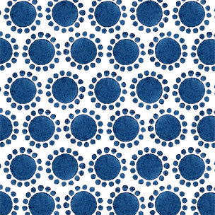 Block Printing Kit Napkins Charleston Dot Indigo