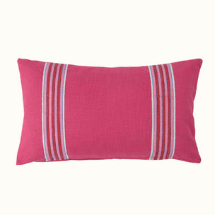 Cushion Hot Pink Cotton with Ayra Stripe Red/Pink tape