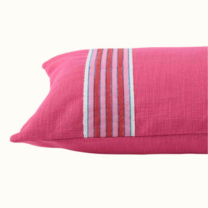 Cushion Hot Pink Cotton with Ayra Stripe Red/Pink tape