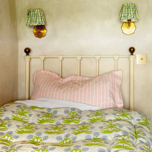 Eiderdown Mughal Sky Pistachio Single