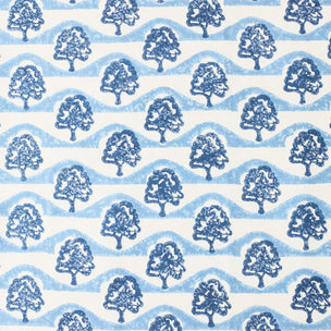 Sycamore Hand Block Printed Blue Sample