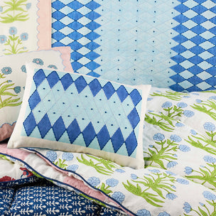 Eiderdown Mughal Sky Pistachio Single