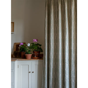 Fern Printed Fabric Linen/Cotton Lichen
