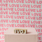 Wooden Block Love