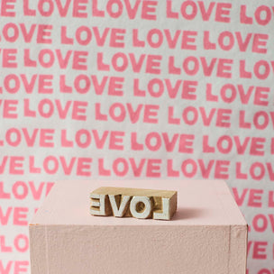 Wooden Block Love