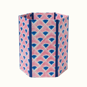 Waste Paper Bin Kite Navy Pink