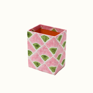 Pen Pot Kite Green Pink