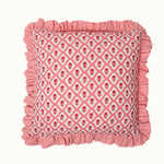 Cushion Frill Buti Pink Tuk Tuk Pink