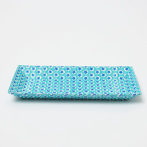 Desk Decorative Tray Tuk Tuk Navy Teal