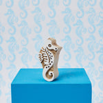 Wooden Block Sea Horse