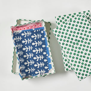 Bagru Block printed Fabric Sample Set