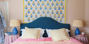 Lampshade Pleated Seed Mustard Large