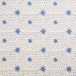 Fabric - Spot & Star - Natural - Indigo