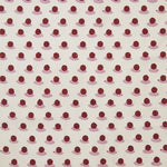 Berry Block printed Fabric Linen/Cotton Iron/Rose