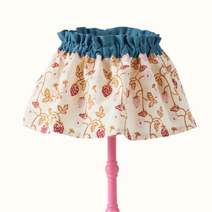 Lampshade Flirty Skirt Strawberry Indigo Trim