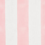 Wide Stripe Block printed Fabric Linen Pink