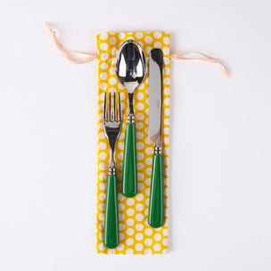 Cutlery Three Piece Set Green