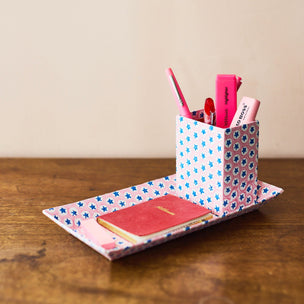 Desk Decorative Tray Tuk Tuk Navy Pink