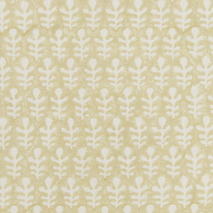 Bagru Block Printed Fabric Linen Cotton Clay