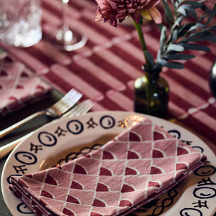 Napkin Kite Rose Red 2 Pack