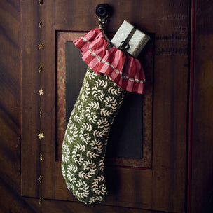 Stocking Ashdown Khaki with Luna Pink Frill