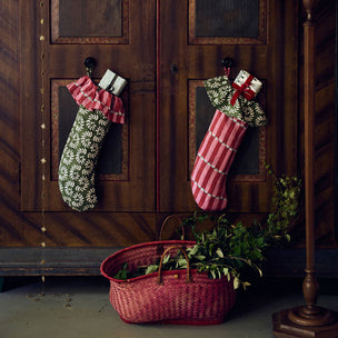 Stocking Ashdown Khaki with Luna Pink Frill