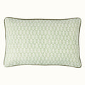 Cushion Piped Bagru Moss