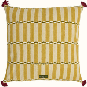 Cushion Tasselled Luna Gold