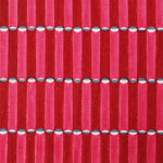 Luna Block printed Fabric Linen Pink Sample