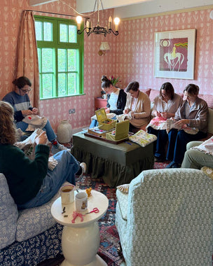Block Printing Cushion Workshop at Ford Manor, Surrey, 18th June