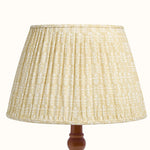Lampshade Pleated Bagru Clay Large