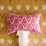 Cushion Piped Rose Linen Audrey - Limited Edition