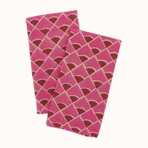 Napkin Kite Hot Pink Red 2 Pack