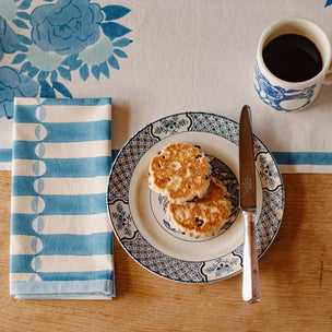 Napkin Luna Chintz Blue Blue