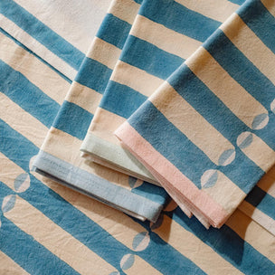 Napkin Luna Chintz Blue Turquoise