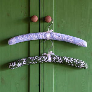 Coat Hanger Padded Duo Ashdown Cool Blue & Khaki
