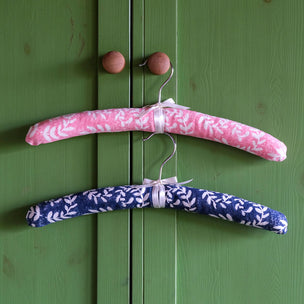 Coat Hanger Padded Duo Ashdown Pink & Navy