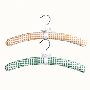 Coat Hanger Padded Duo Seed Mustard & Grass