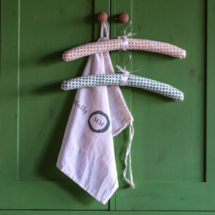 Coat Hanger Padded Duo Seed Mustard & Grass