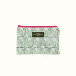 Purse Indian Leaf Blue Green