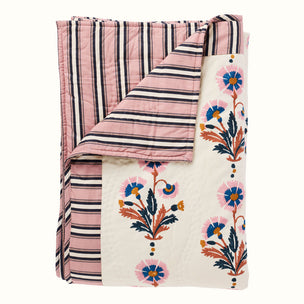 Quilt Dianthus Rust Rose & Rose Stripe - Limited Edition