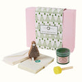 Block Printing Kit Cards Tree Green