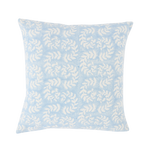 Hand Block Printed Ashdown Cushion Cool Blue